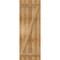 Ekena Millwork Joined Board-n-Batten Shutters w/Z-Bar, Rough Sawn Western Red Cedar, 21 1/2W x 61H, PR RBJ06Z21X061RWR - alternate 3